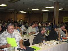 How should Twitter be used during meetings and conventions? Photo: aflcio2008 (Creative Commons license)